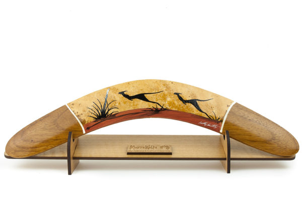 Landscape Art Gift Boxed Boomerang w/ Stand