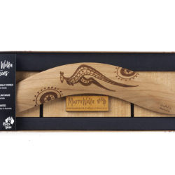 Fire Dreaming Art Gift Boxed Boomerang w/ Stand
