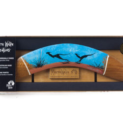 Landscape Art Gift Boxed Boomerang w/ Stand