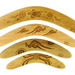 Burnt Souvenir Boomerang