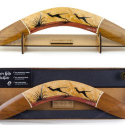 Landscape Art Gift Boxed Boomerang w/ Stand